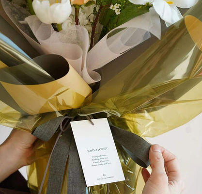 Beli Ikat Pita Linen Lembut Gaya Korea Ungu untuk Ikatan Buket Hari Valentine untuk Bahan DIY Pengemasan Toko Bunga dan Kue pembuatan online