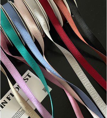 Beli Pita Beludru Mengkilap Poliester 1.5cm/10m untuk Ikatan Buket Bunga DIY Pita Kue dan Bahan Bunga Buatan Tangan pembuatan online