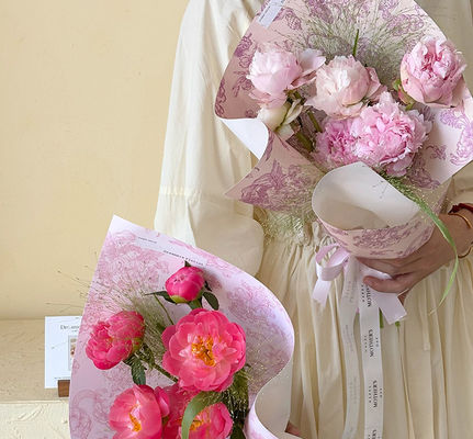 Beli Hari Ibu Pita Katun Buket Bunga Tali Kotak Kue DIY Bahan Kemasan Pita Dekoratif untuk Aksesori Rambut pembuatan online