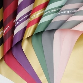 Harga yang bagus Dua nada Duke of Windsor waterproof bunga bungkus kertas bunga on line