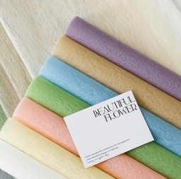 Beli Xian Xian katun dilapisi kertas katun bunga seni bunga kertas kemasan online manufacture