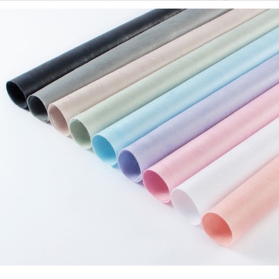 Beli Kertas Pembungkus Bunga Lipat Warna Solid Kertas Pembungkus Buket untuk Kemasan Modis online manufacture