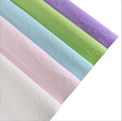 Beli Elegant dan awet dari kertas seni tekstur embossed dalam banyak warna untuk kemasan bunga online manufacture