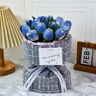 Beli Buket sabun tulip, gaya wangi kecil, Festival Qixi, Hari Valentine, hadiah Hari Guru untuk pacar dan pacar, buket sabun online manufacture