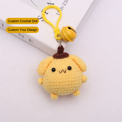 Beli Boneka Rajutan Buatan Tangan Kustom Boneka Rajutan Lucu Katun PP Gantungan Kunci Rajutan Mainan Hewan Mini Tas Tangan Liontin Hadiah Dekorasi pembuatan online