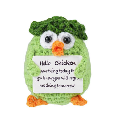 Beli Pabrik Grosir 6-12cm Hand-crocheted Mini Animals Plush Toy Cartoon Handmade Crochet Ornament Knitted Doll pembuatan online