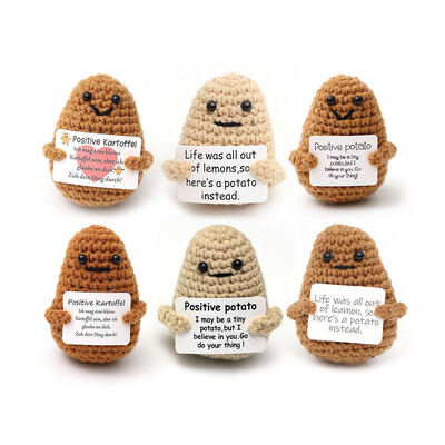 Beli Boneka mainan mewah rajutan kentang positif emosional rajutan isi Kawaii pembuatan online