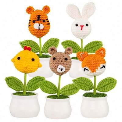 Beli Boneka Lembut Hewan Rajutan Menggemaskan Mainan Amigurumi Kartun Lucu Mainan Jahit & Tenun DIY Toysrunner Segala Usia pembuatan online
