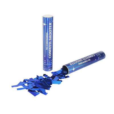 Beli 12 Inch Blue Confetti Cannon Wedding Club Celebration Confetti Poppers online manufacture