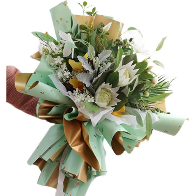 Harga yang bagus Kertas Pembungkus Florist Mewah 70gsm Dengan Ukuran Setidaknya 58 * 58 Atau Disesuaikan on line