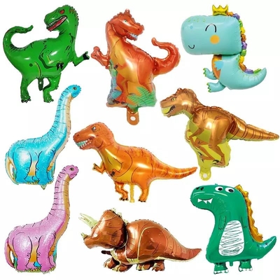 Harga yang bagus Grosir Seri Dinosaurus Balon Tyrannosaurus Rex Brontosaurus Charizard Dinosaurus Pesta Tema Dekoratif Balon Foil on line
