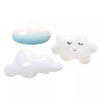 Harga yang bagus Grosir mainan anak-anak promosi Lucu Putih Inflatable Cloud foil helium Balon untuk Perlengkapan Pesta on line