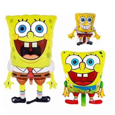 Harga yang bagus Grosir Penjualan Panas Karakter Kartun Kuning Sponge Bob SquarePants Patrick Bintang Bentuk Balon on line
