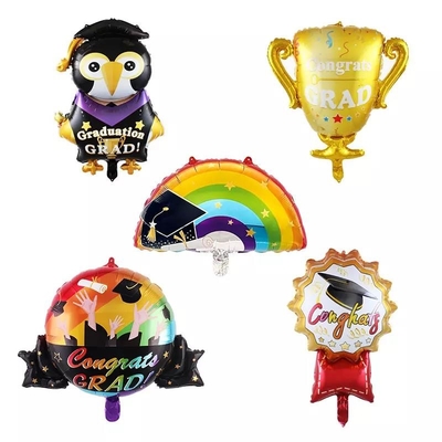 Harga yang bagus Piala Wisuda Pelajar Luar Biasa Medali Pelatuk Berbentuk Pelangi Balon Foil on line