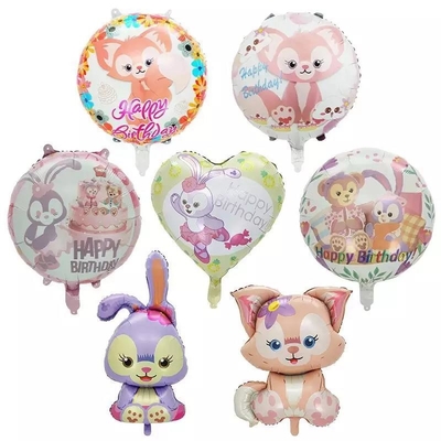 Harga yang bagus Grosir Kartun Stellalou Lina Bell Duffy Balon Foil Globos untuk Dekorasi Pesta Ulang Tahun Mainan Anak-anak Balon on line