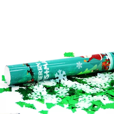 Harga yang bagus Grosir Natal Biodegradable Confetti Popper Pernikahan Perlengkapan Terkompresi Mini Cylinder Air Party Popper on line