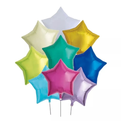 Harga yang bagus Wholesal Premium menarik multi-warna pesta helium gas balon foil bintang 18 inci on line