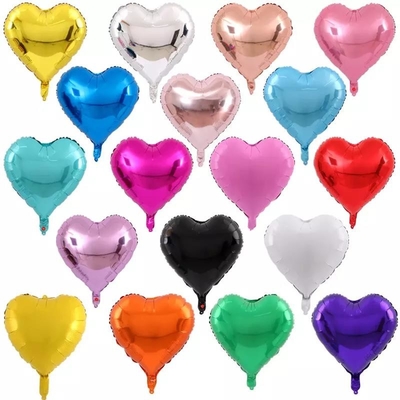 Harga yang bagus Grosir 18 inci bentuk hati dekorasi pesta balon foil balon untuk pernikahan on line