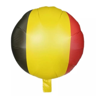 Harga yang bagus Grosir Piala Dunia 2022 Bendera Negara Pola Disesuaikan Balon Foil Desain 16 Inch 18 