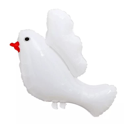 Harga yang bagus Grosir Baru Putih Burung Perdamaian Dove Foil Globos Pigeon Balon Pernikahan Wisuda Pesta Dekorasi on line
