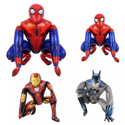 Harga yang bagus Grosir Baru Desgin Karakter Kartun Pahlawan Super Balon Foil 3D Raksasa Spiderman Globos untuk Mainan Anak-anak Dekorasi Pesta on line