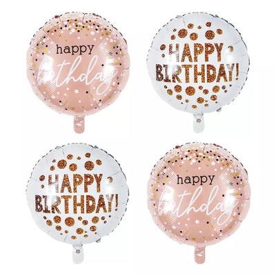 Harga yang bagus Wholesal Party Hal 18 Inch Selamat Ulang Tahun Putaran Foil Party Floating Balloons Mylar Balloons Untuk Ulang Tahun on line