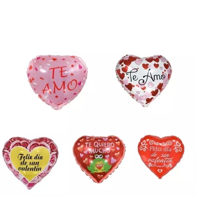Harga yang bagus Grosir Tipe Baru 18 Inch Berbentuk Hati Spanyol Balon Foil Dekorasi Pesta Festival Hari Ibu Ballo on line