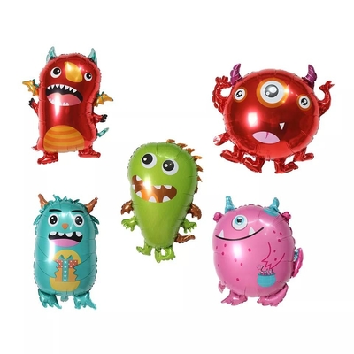 Harga yang bagus Grosir Baru Kartun Alien Monster Kecil Balon Anak-anak Hadiah Mainan Pesta Ulang Tahun Anak-anak Dekorasi Balon Foil on line