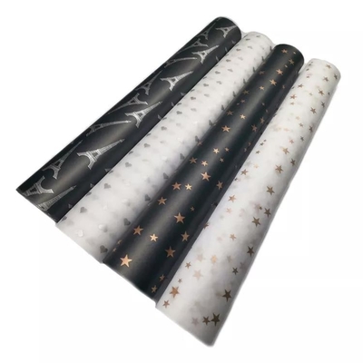 Harga yang bagus Buket Bunga Karton Lilin Bungkus Kado Kertas Gulung Logo Kustom Matte Tipis Dicetak on line