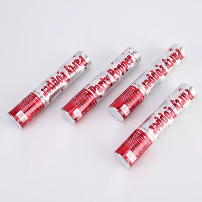 Harga yang bagus Didorong Meriam Pesta Natal Popper Dekorasi Pesta Mini Confetti Cannon on line