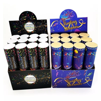 Harga yang bagus Tangan Lempar Kertas Foil Confetti Popper Acara Pesta Ulang Tahun Pernikahan Merayakan on line