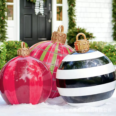 Harga yang bagus Dekorasi Luar Ruangan Bola Tiup Natal Dipimpin Balon Bercahaya Untuk Halaman on line