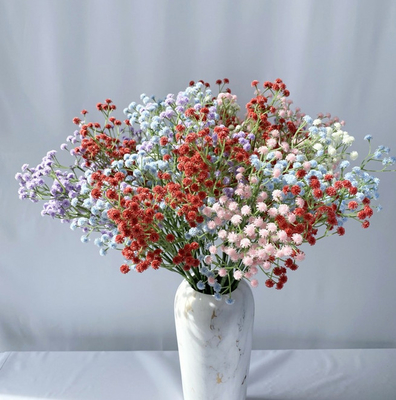 Harga yang bagus Babysbreath Dekoratif Bunga Buatan Pernikahan Dekorasi Pesta Rumah on line