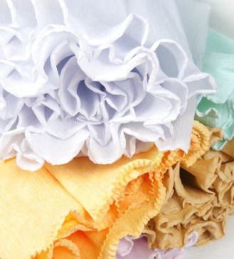 Harga yang bagus Curling Material kertas bunganya buatan tangan Korea ramah lingkungan kertas berkerut on line