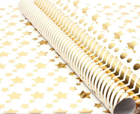 Harga yang bagus Custom Printed Gift Wrapping Paper Untuk Pernikahan Ulang Tahun Liburan Baby Shower Anak-anak on line