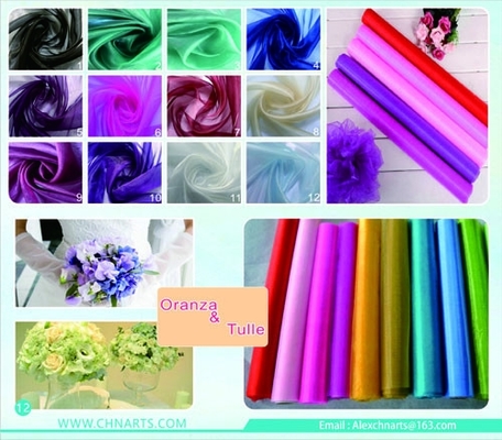 Harga yang bagus 100 Yards Tulle Rolls untuk berbagai aplikasi 20D Yarn Count 28E Density on line