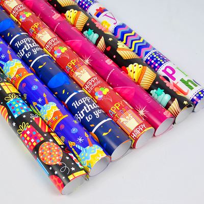 Harga yang bagus Matte Finish Gift Packaging Kraft Paper Roll Percetakan yang Disesuaikan on line