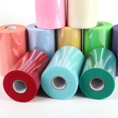 Harga yang bagus Instruksi Perawatan Cuci Tangan Atau Kering Bersih Organza Biasa Gulungan Tulle untuk Pesta on line