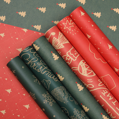 Harga yang bagus CMYK Kompatibel Hadiah Wrapping Paper Dengan Matte Finish on line