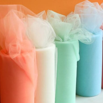 Harga yang bagus Organza Tulle Rolls 100 Yards Panjang 100Y Instruksi Perawatan Cuci tangan atau cuci kering on line