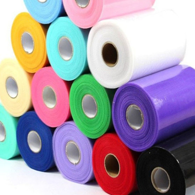Harga yang bagus Stylish Organza Kain Rolls Anti Static Dan Kualitas Premium on line