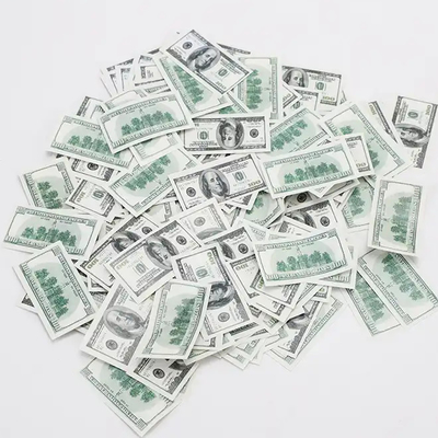 Harga yang bagus 12-36 inci euro pengisi uang biodegradable dolar pesta popper konfetti meriam on line