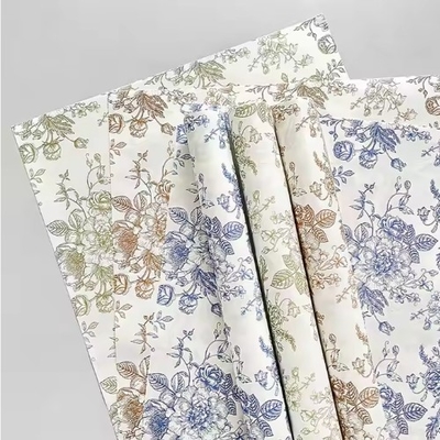 Harga yang bagus 50g kertas bungkus toko bunga khusus untuk bungkus bunga dan daun on line
