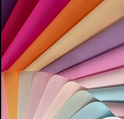Harga yang bagus Kertas bungkus Bunga Bunga Kertas bungkus bunga warna padat tahan air Multicolor 58*58cm on line