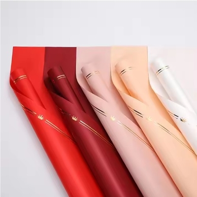 Harga yang bagus 50g Waterproof Flower Wrapping Paper dengan Crown Pattern Customized Gift Packaging on line
