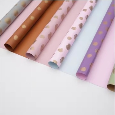 Harga yang bagus Banyak Warna Bunga Bungkus Kertas untuk Custom Bouquets Waterproof Korea Gift Packaging on line