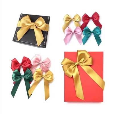 Harga yang bagus DIY Hadiah Dekorasi Ribbon Bow dengan Elastic Gift Wrap Ribbon 13cm*15cm atau Disesuaikan on line