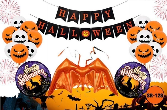 Harga yang bagus Grosir Halloween Balon Foil Grosir Bulut Inflatable Double Print Mylar Balon on line
