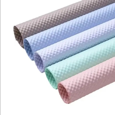 Harga yang bagus 2024 Hot Sale 3D Embossed Bouquet Wrapping Paper Florist Supplies Waterproof Wrapping Paper Untuk Bunga Segar Grosir on line