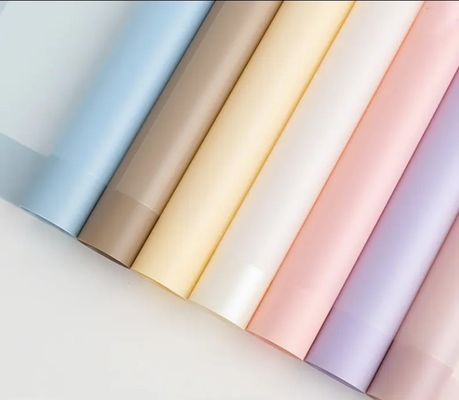 Harga yang bagus 2024 Shinewrap Pabrik Harga Langsung Hot Sale Solid Color Bunga Wrapping Paper Sheet Bouquet Florist Gift Packing Paper on line